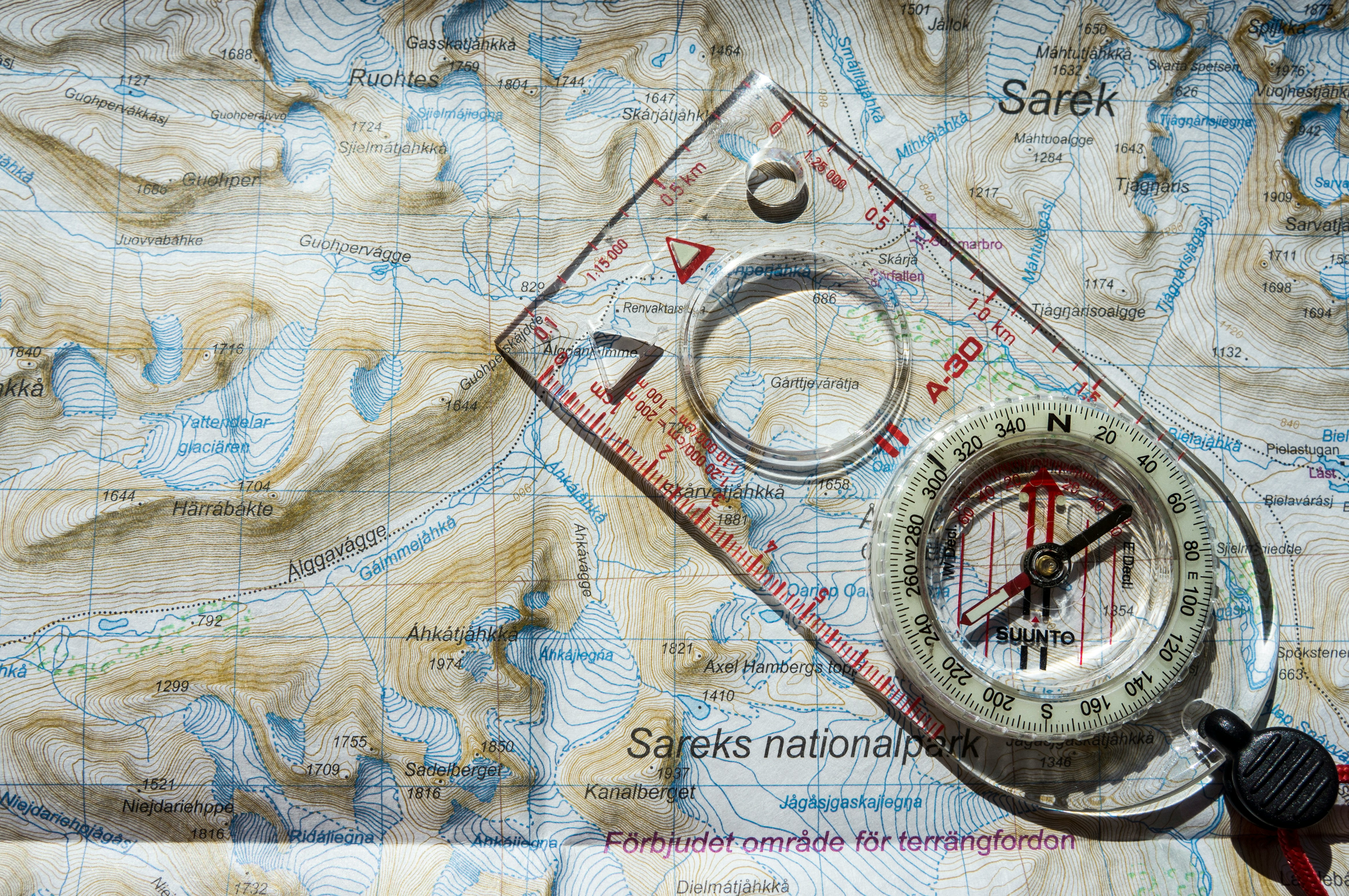 Banner image showing a map and a compass